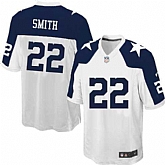 Nike Men & Women & Youth Cowboys #22 Emmitt Smith Thanksgiving White Team Color Game Jersey,baseball caps,new era cap wholesale,wholesale hats